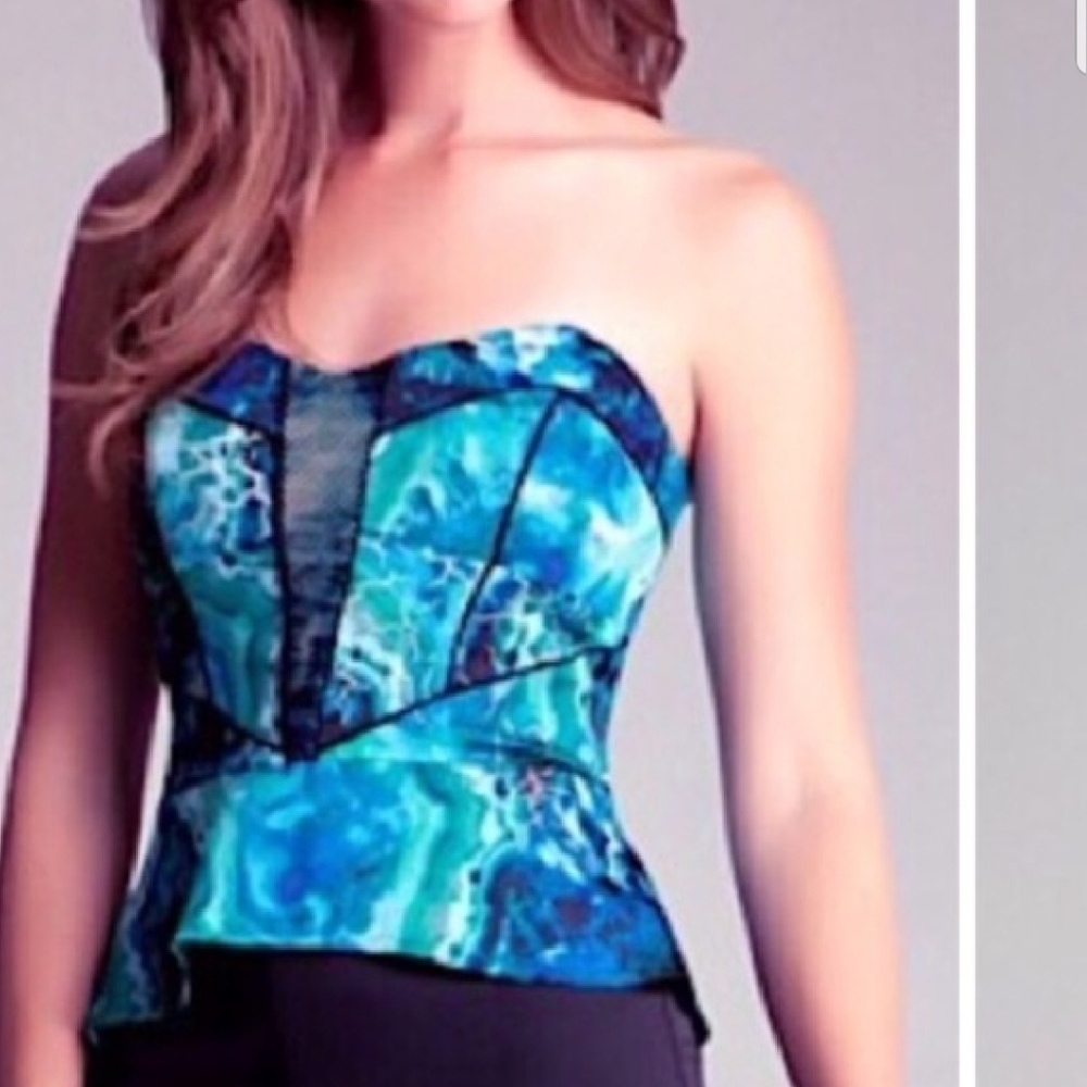 Bebe strapless top